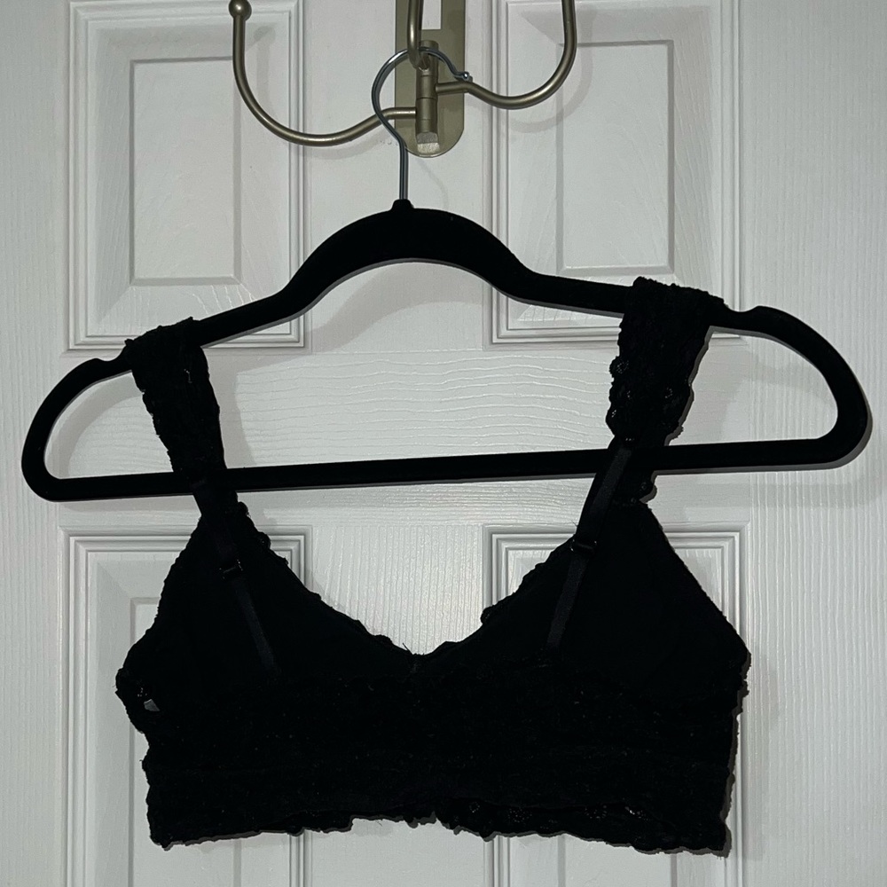 Aerie Size Medium Black Bralette